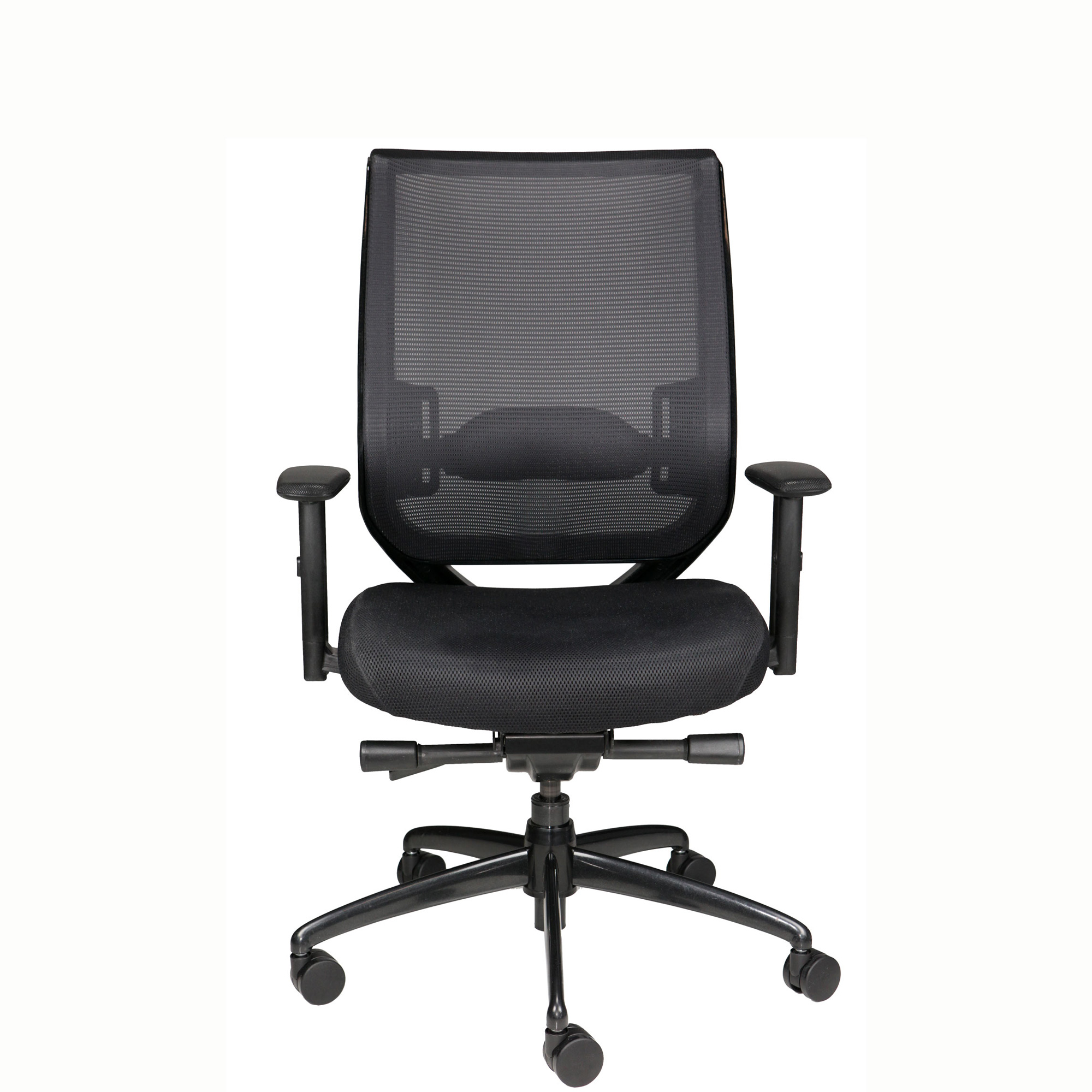 Nifty Mesh-Back Office Chair WIth Arms