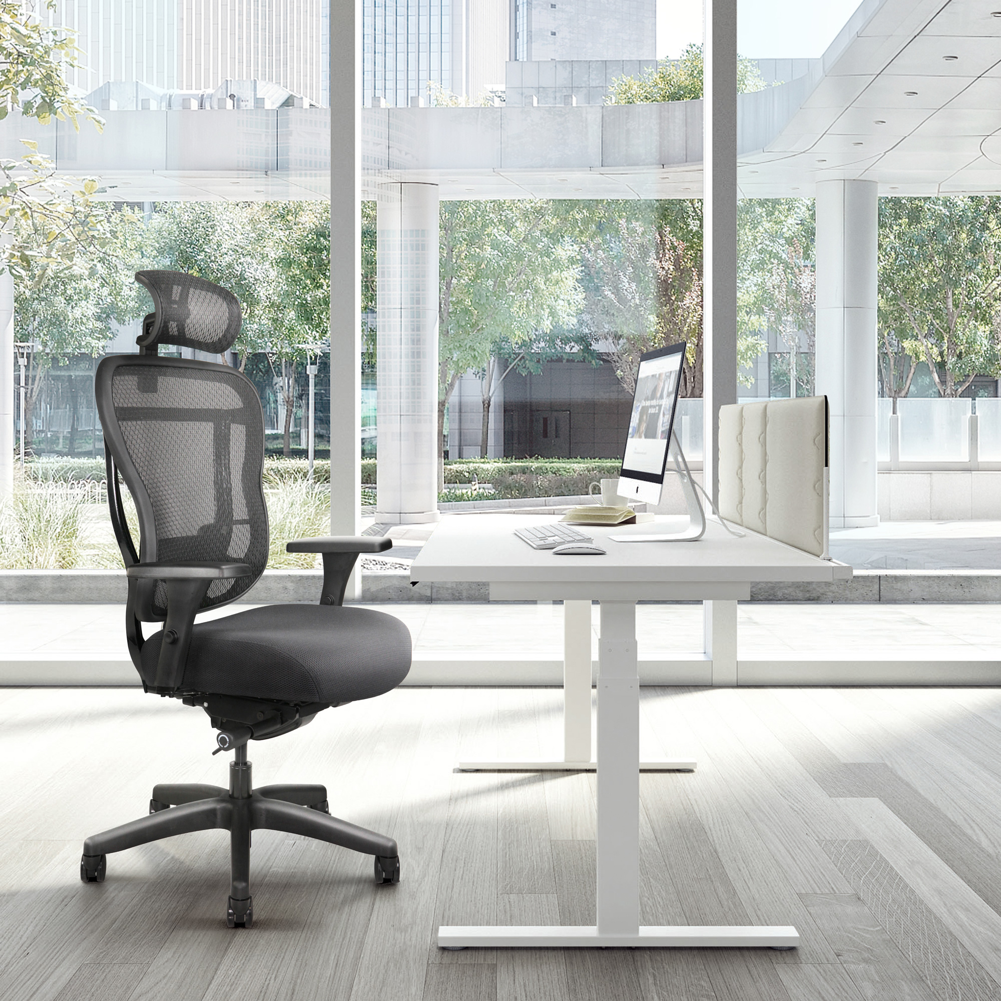 Home Office Chair With Comfortable Seat And Headrest