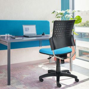 Small armless home office chair