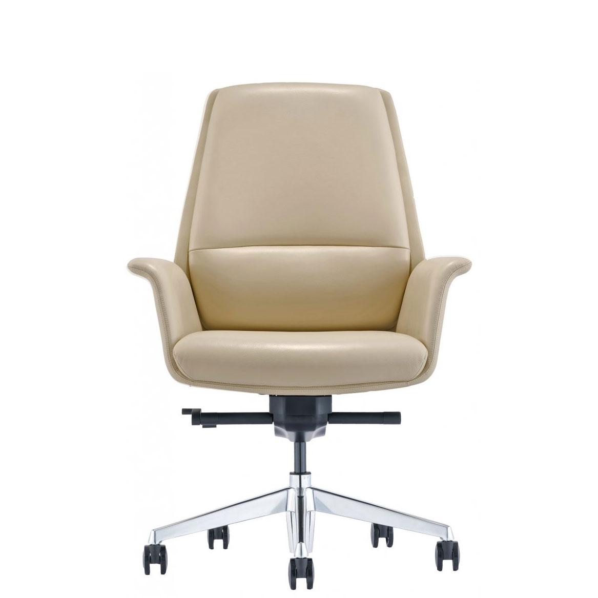 LOD85 Almond Leather Home Office Chair