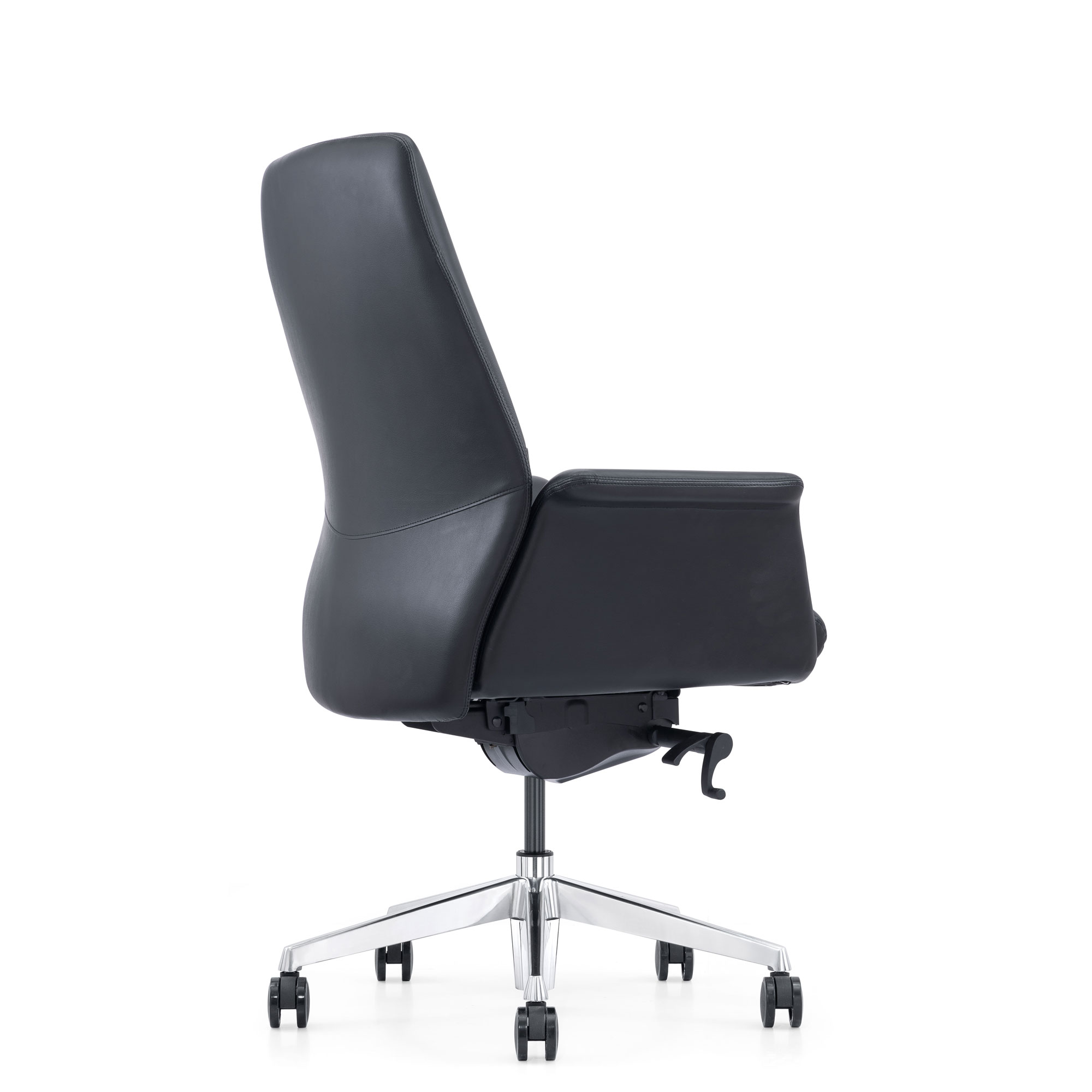 LOD85 Black Leather Manager Chair