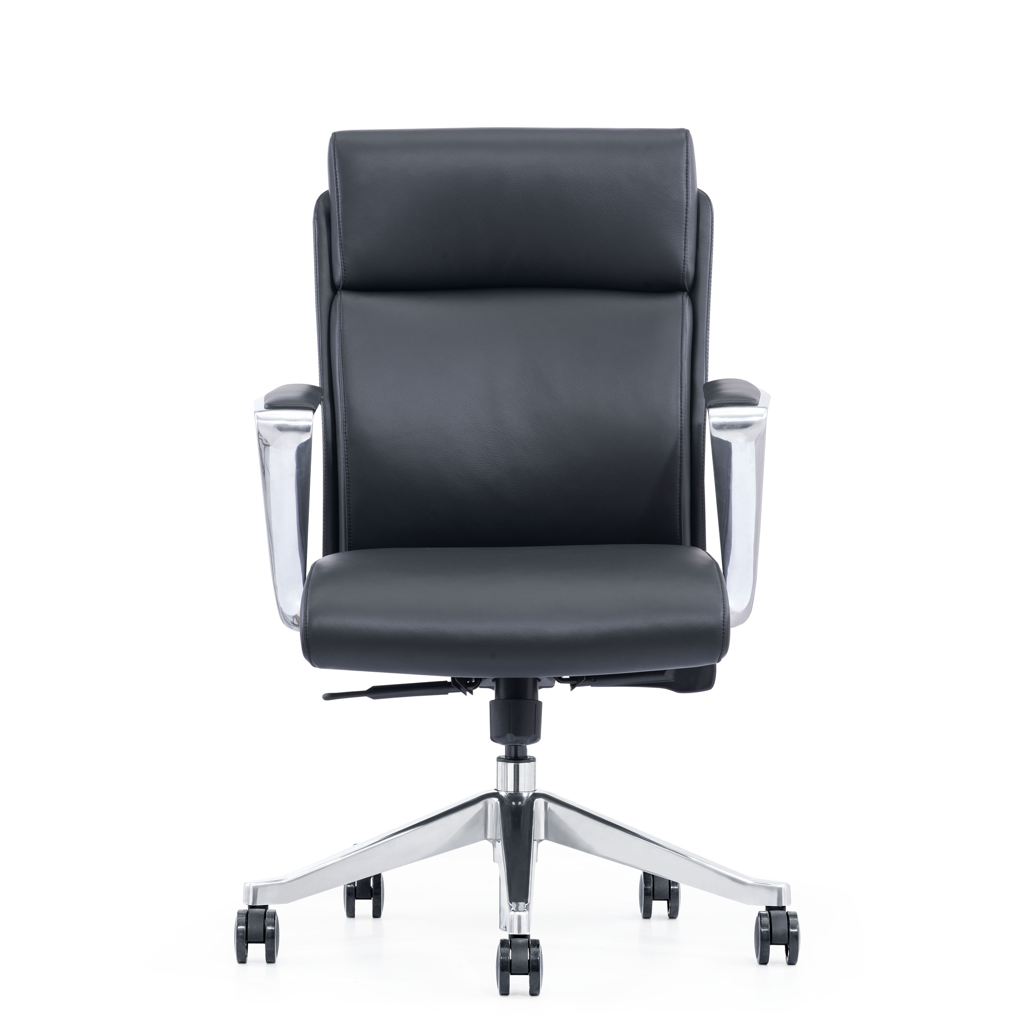 Black Leather Home Office Chair