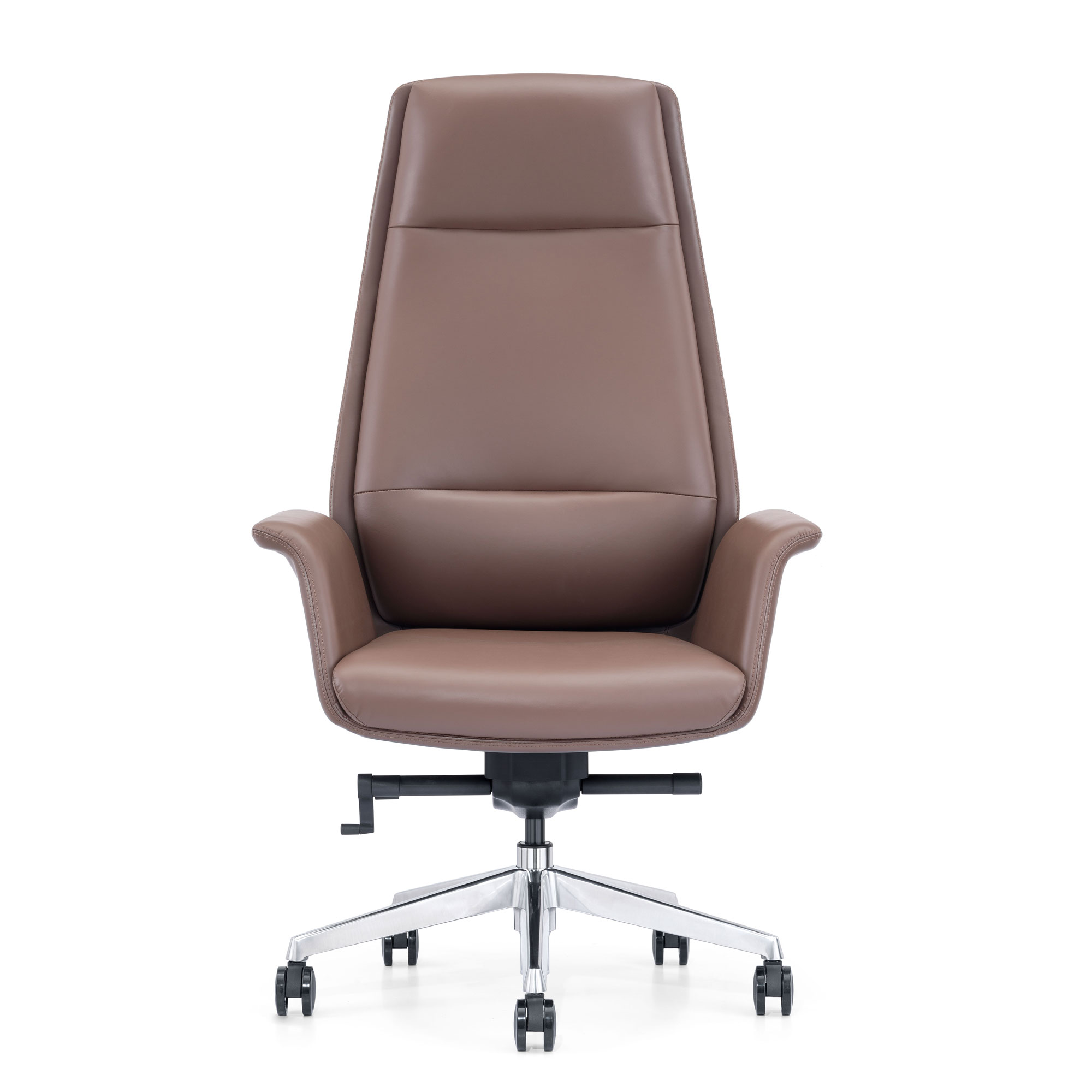 Brown Leather Executive Chair for Home Office